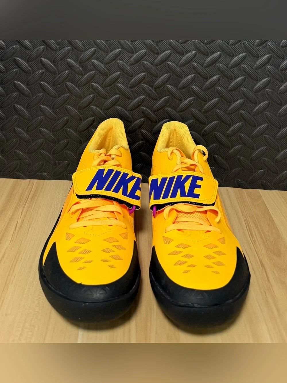 Nike Zoom Rival SD 2 Citron Indigo Throwing Track Shoes FZ9665-800 Mens Size 10